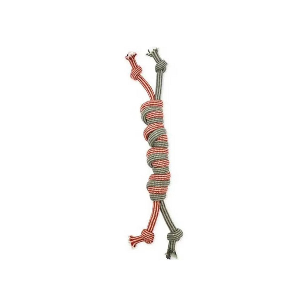 Extra Fresh Monkey Fist Bar Double Dog Tug Toy