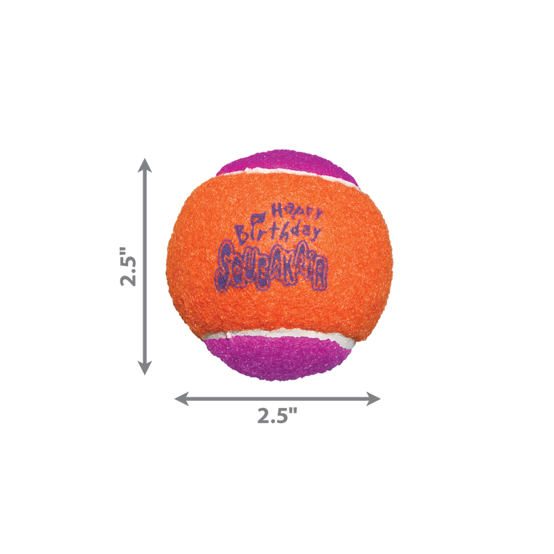 KONG Dog SqueakAir Birthday Balls 3pk