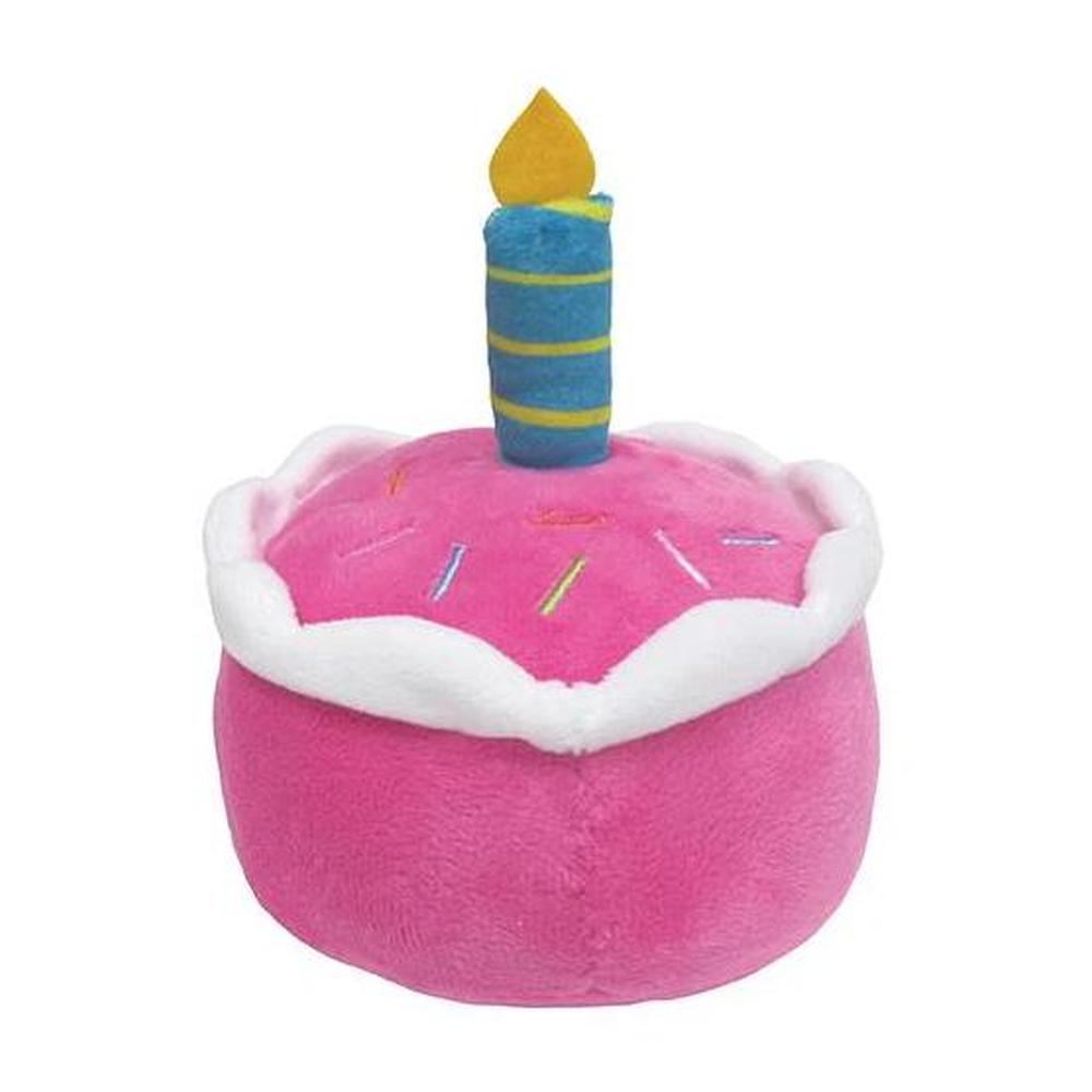 Birthday Cake Dog Plush Toy
