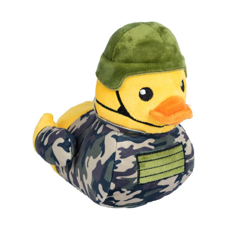 Fuzzyard Plush Dog Toy Commanduck
