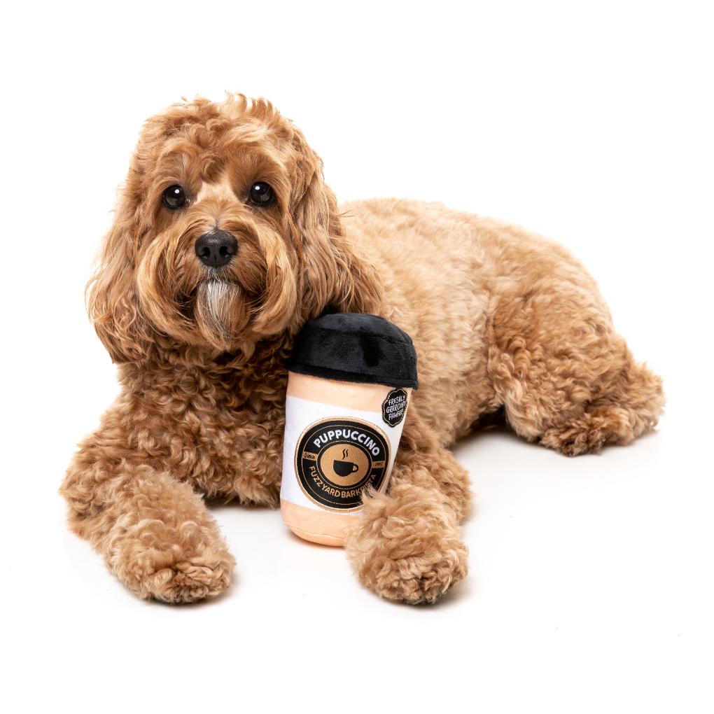 Fuzzyard Plush Dog Toy Barkrista Puppuccino