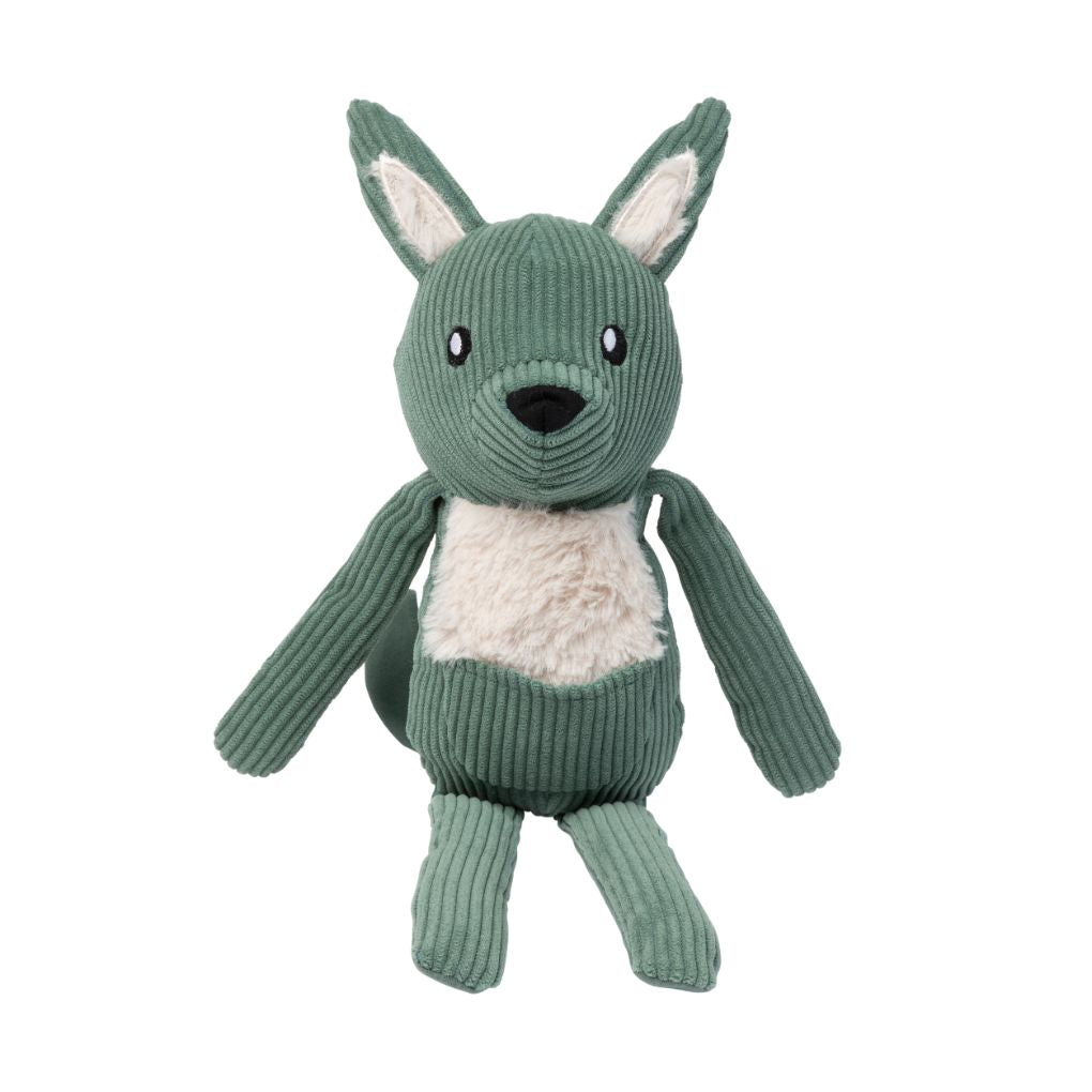 Fuzzyard Life Dog Toy Myrtle Green Kangaroo