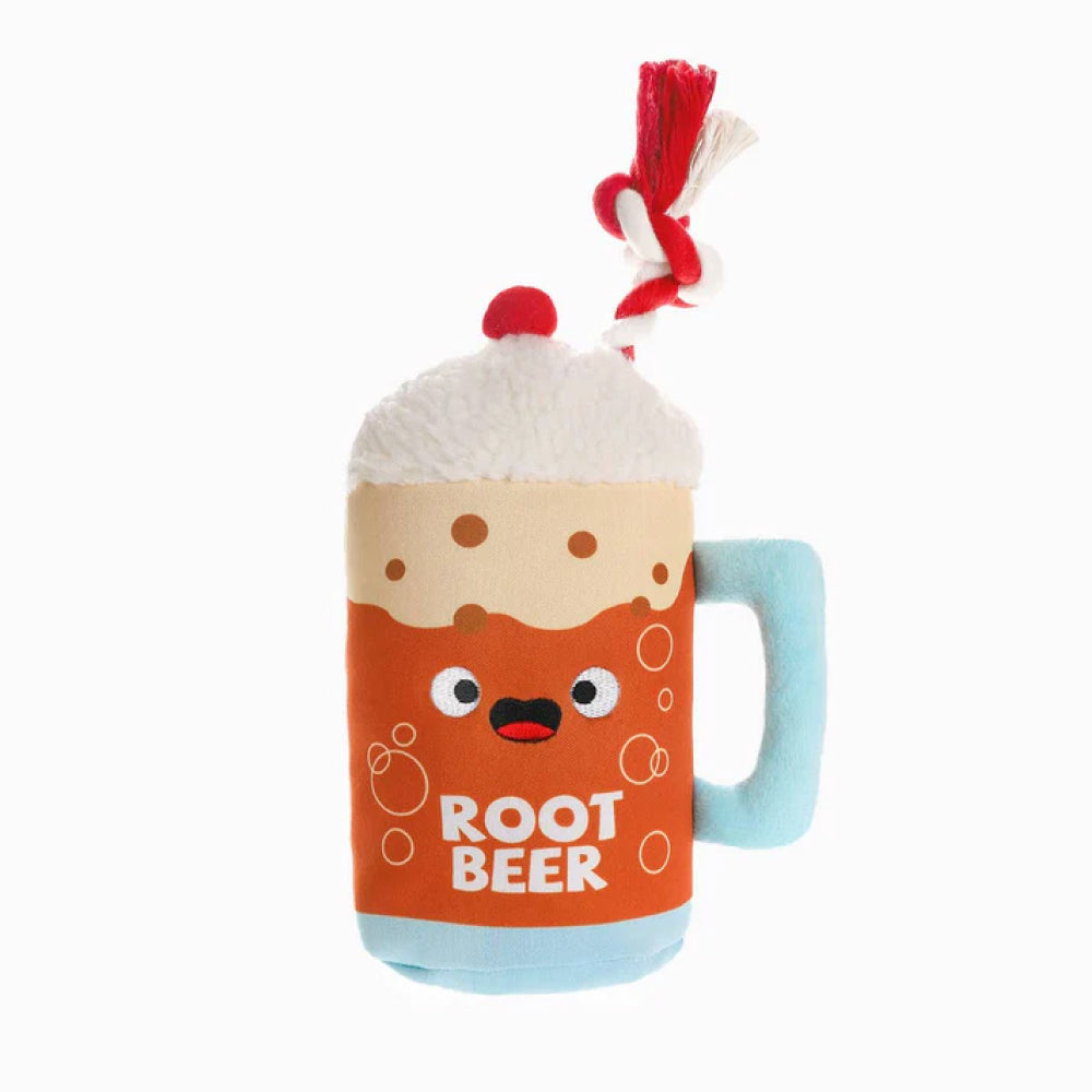 Summer Floatie - Root Beer Dog Plush Toy