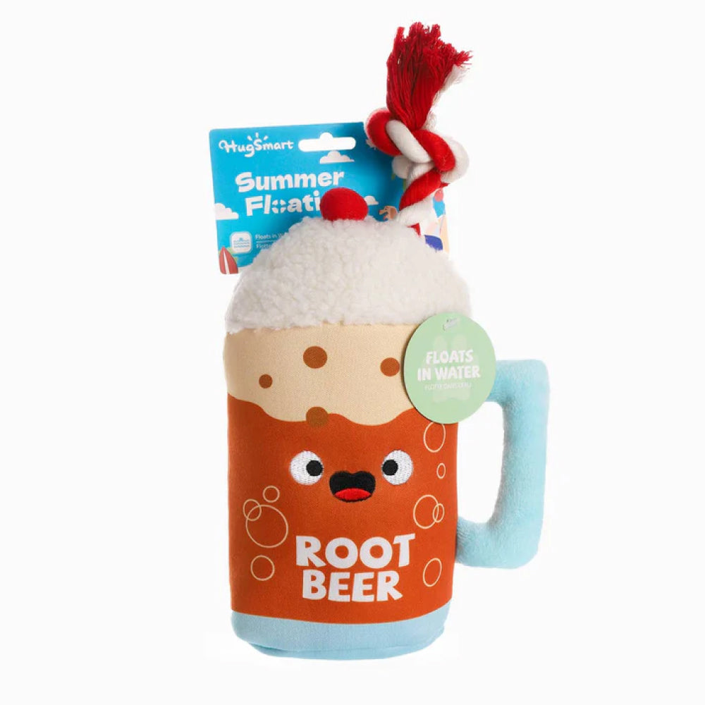 Summer Floatie - Root Beer Dog Plush Toy