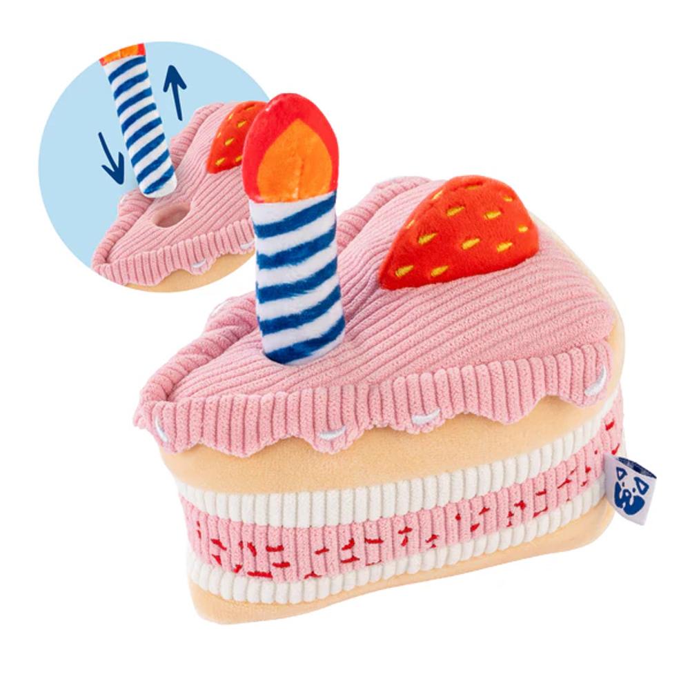 Birthday Cake Dog Plush Toy