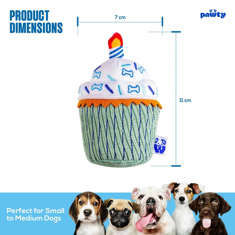 Cupcake Dog Plush Toy