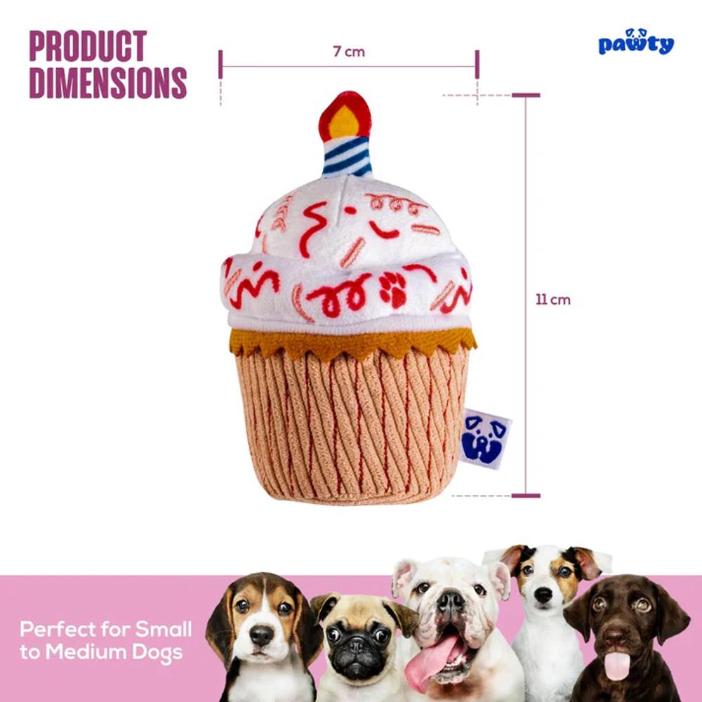 Cupcake Dog Plush Toy