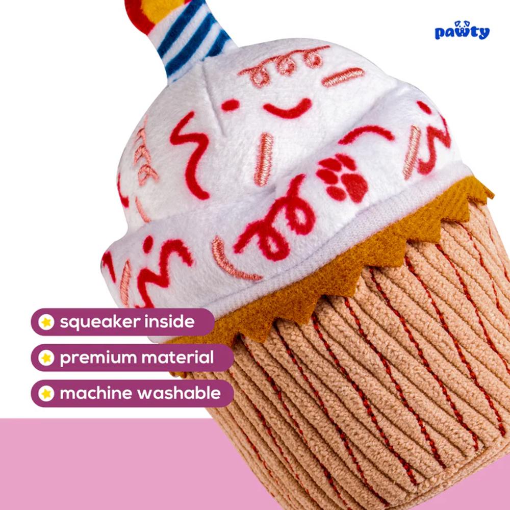 Cupcake Dog Plush Toy