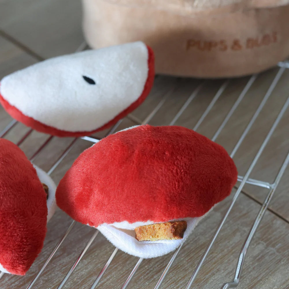 Apple Pie Nosework Dog Plush Toy