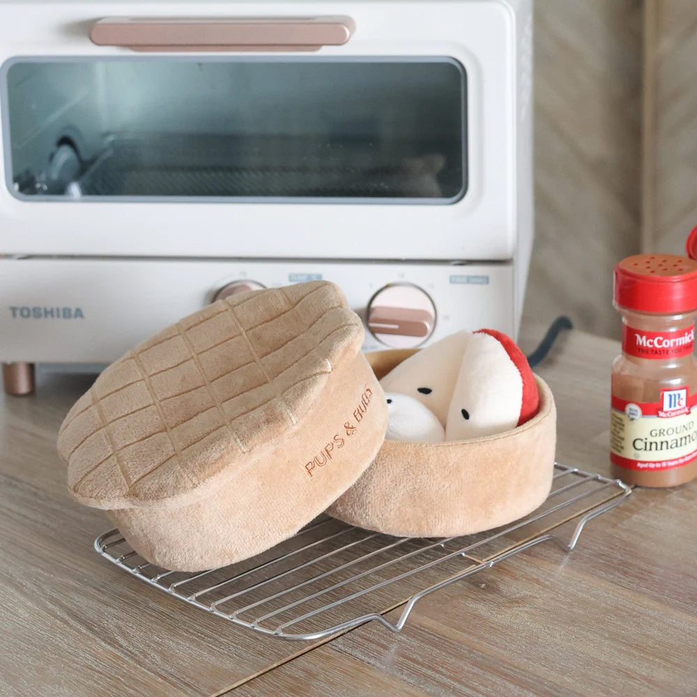 Apple Pie Nosework Dog Plush Toy