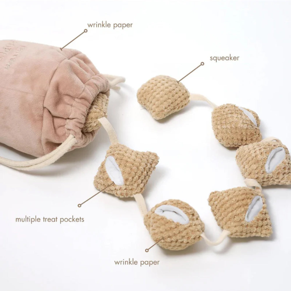 Popcorn Nosework Dog Plush Toy
