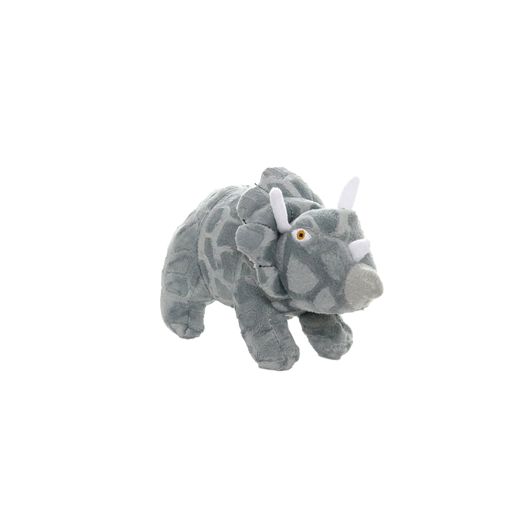 Tuffy Mighty Toy Jr Dinoasaur Triceratops Dog Toy