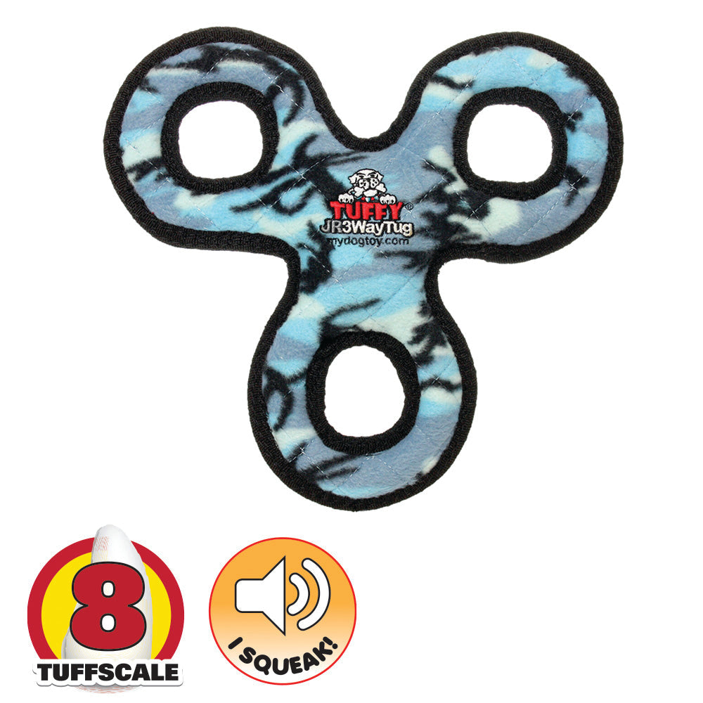 Tuffy Junior's 3-Way Tug Dog Toy