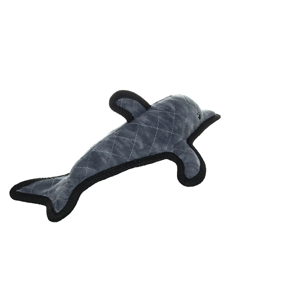 Tuffy Sea Creatures Dolphin Dog Toy
