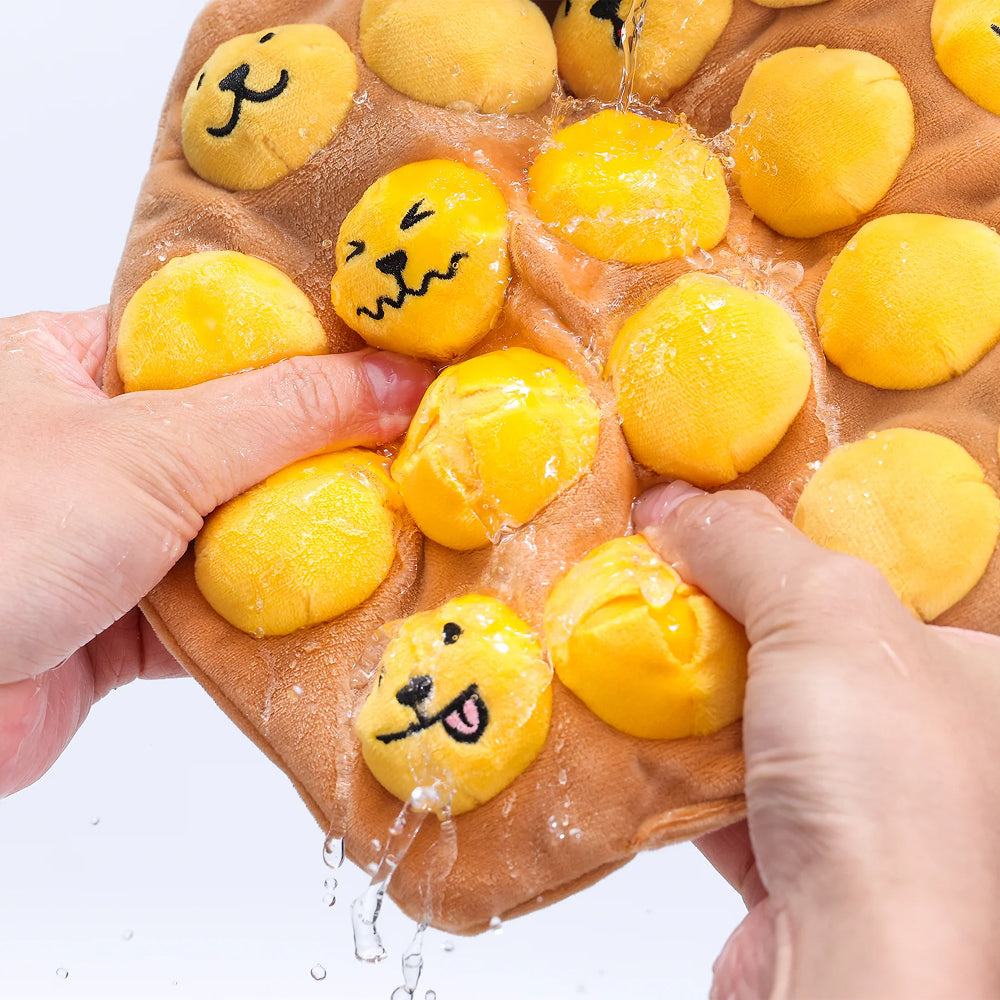 Egg Puff/ Waffle 2-in-1 Nose-work Plush Toy