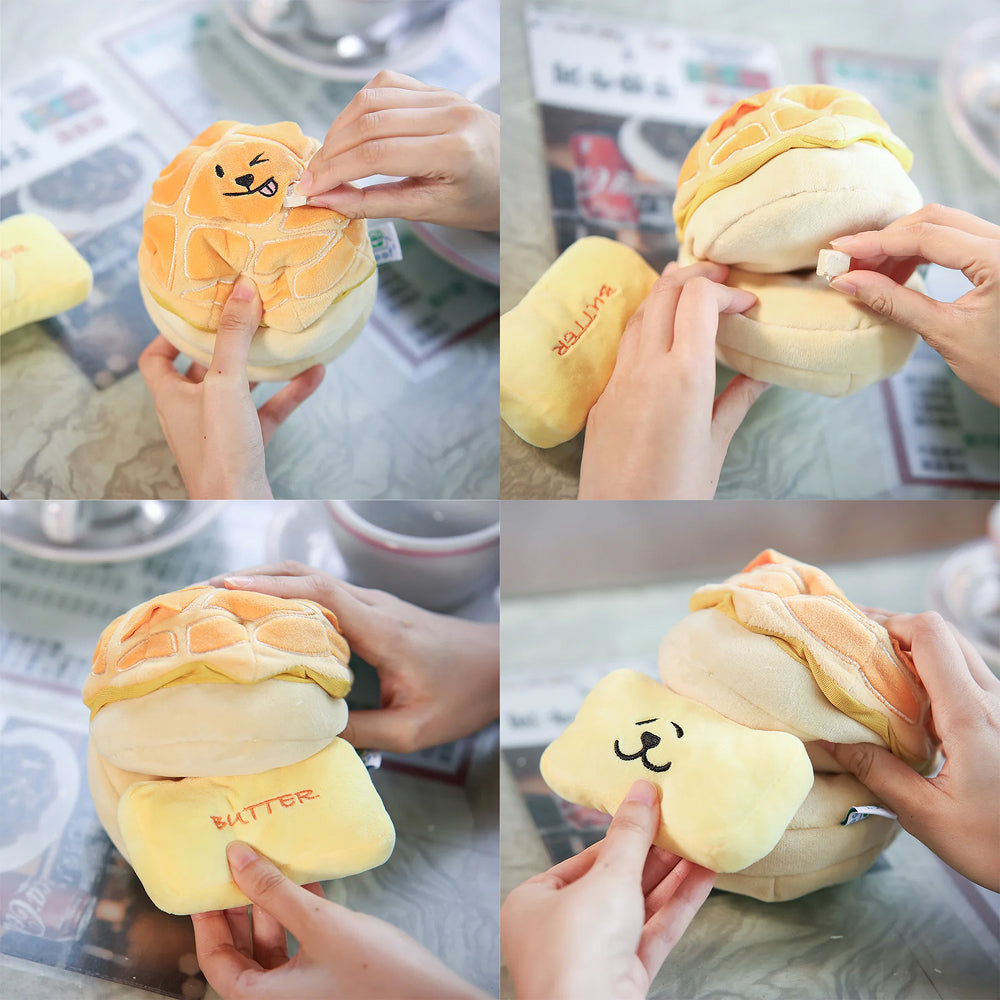 Woof² - Buttered Pineapple Bun 2-in-1 Plush Toy