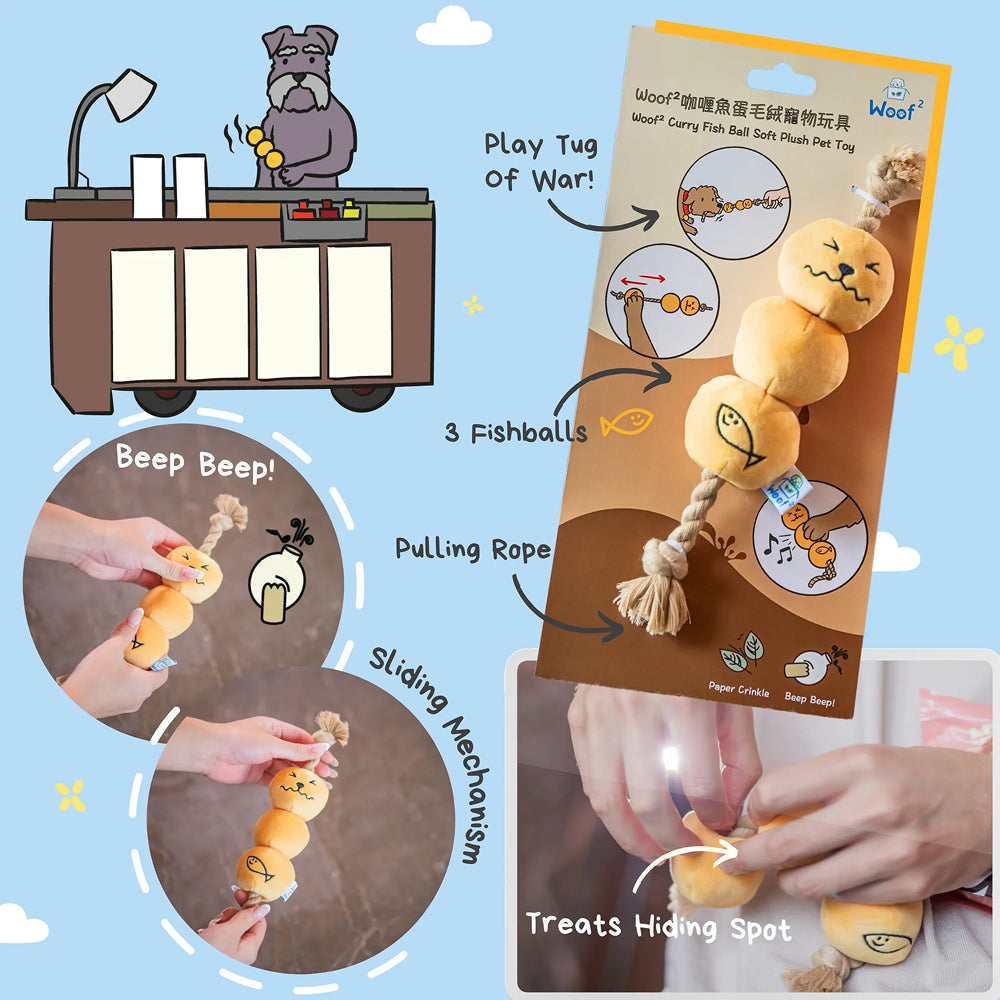 Curry Fishball Plush Toy