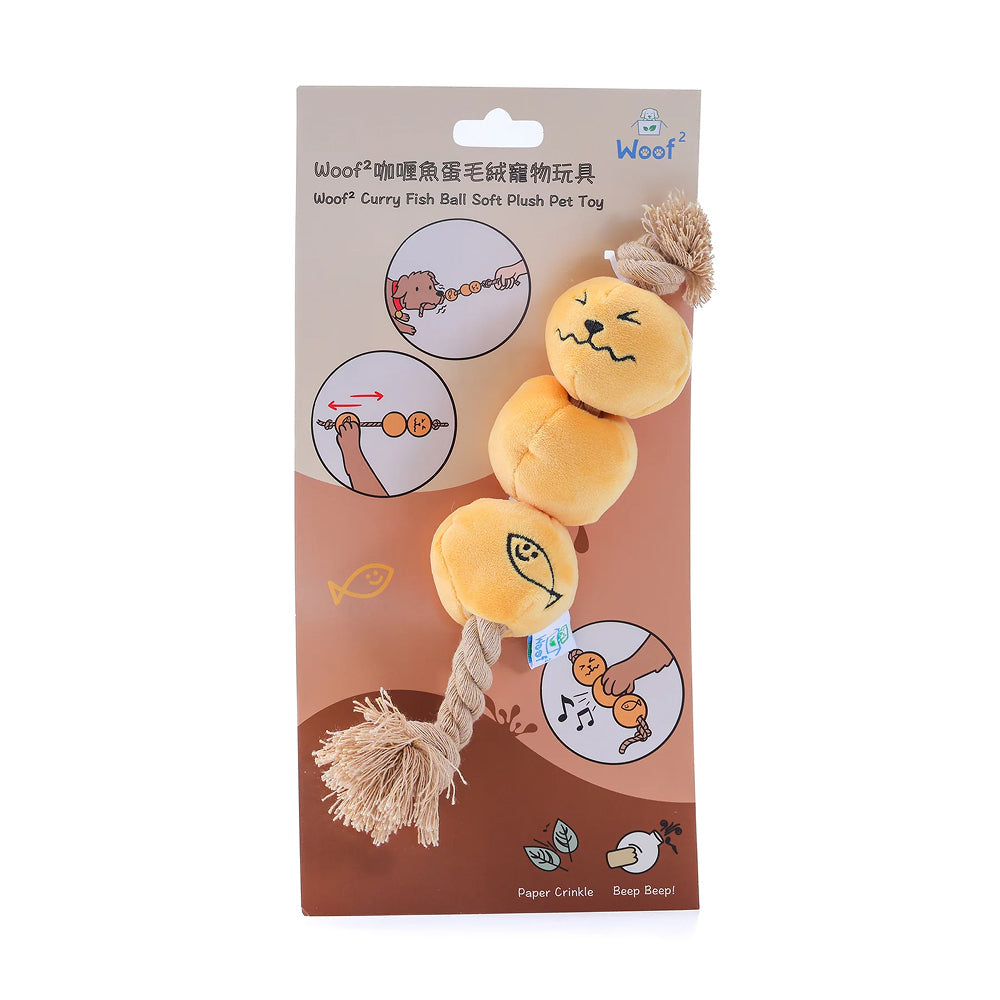 Curry Fishball Plush Toy