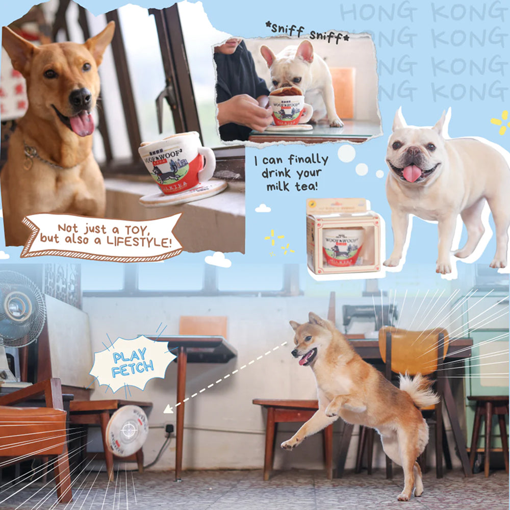 Hong Kong Milk Tea 2-in-1 Nose-work Plush Toy