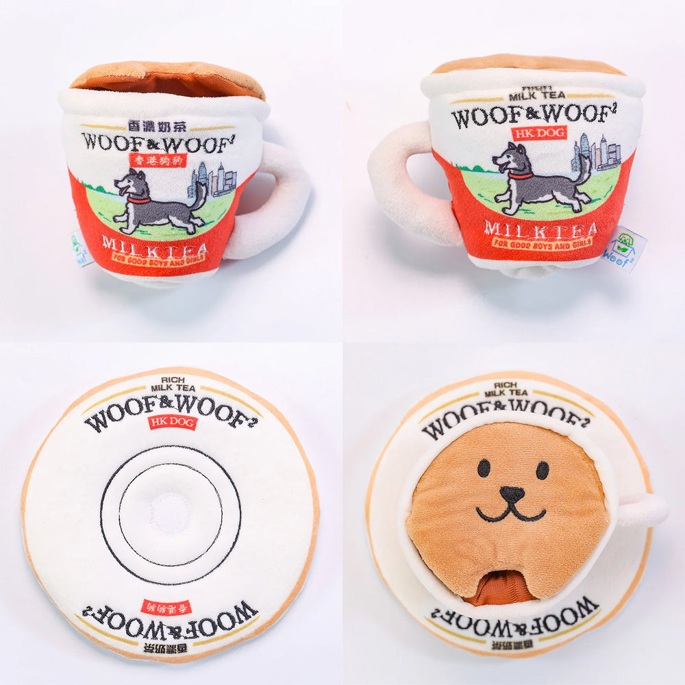 Hong Kong Milk Tea 2-in-1 Nose-work Plush Toy